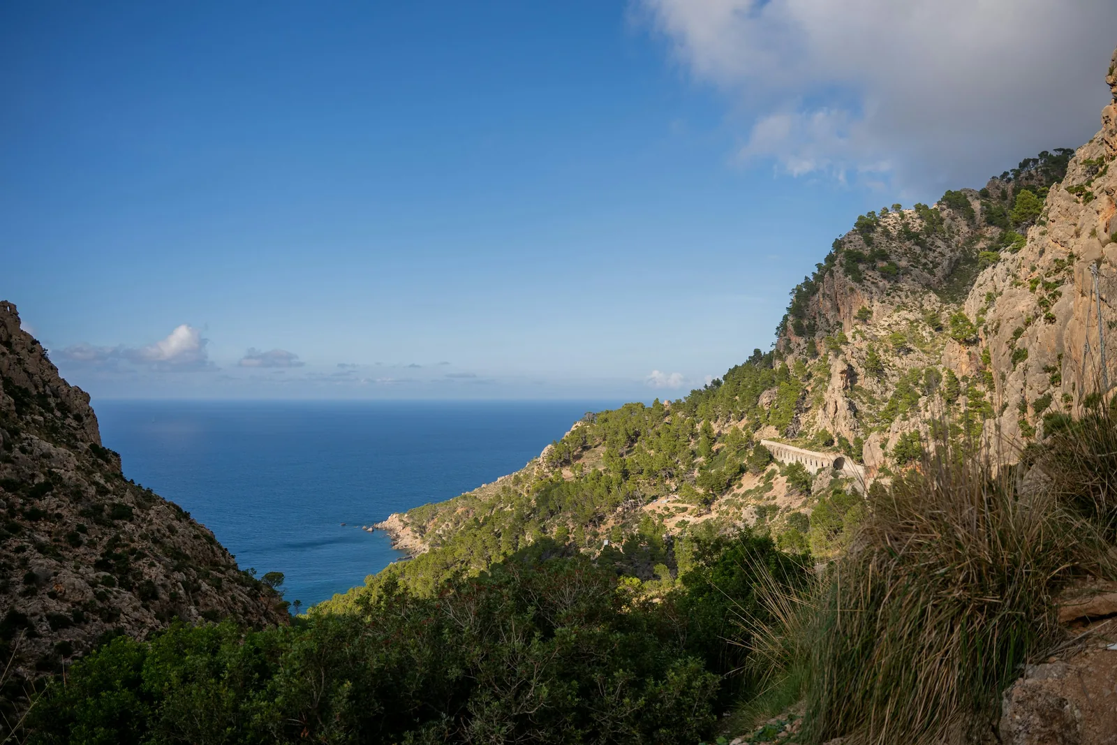 Mediterrane Landschaft und Küste auf Mallorca